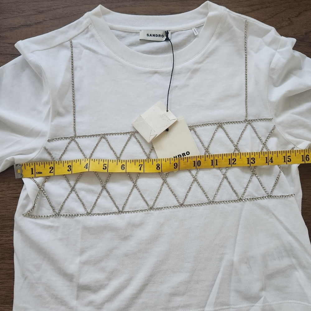 Sandro Diamond Top | Size 0 - Picture 11 of 12